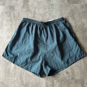 VTG Brooks Nylon Lined Running Shorts Men’s Large Green